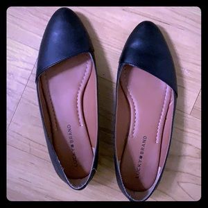 Lucky Brand Black Pointed Flats